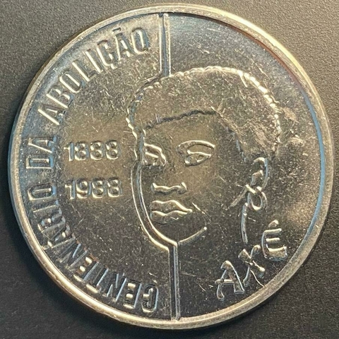 Brasil, 100 Cruzados (Mãe, 100º Aniversário da Abolição da Escravatura) - 1988 - comprar online