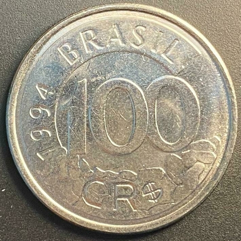 Brasil, 100 Cruzados Reais (Lobo-Guará) - 1994 - comprar online