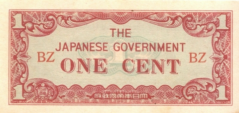 Mianmar, 1 Cent (Ocupação Japonesa) - 1942 - comprar online