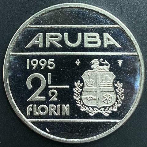 Aruba, 2 ½ Florin - 1995 - comprar online