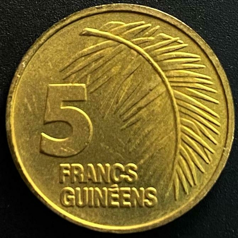 Guiné, 5 Francos - 1985 - comprar online