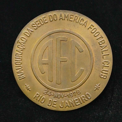Medalha Inauguração da Sede do America Football Club, Rio de Janeiro - 1978 - comprar online