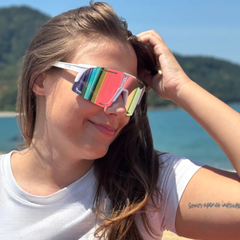 Óculos de Sol Esportivo Power Flash Pink - comprar online