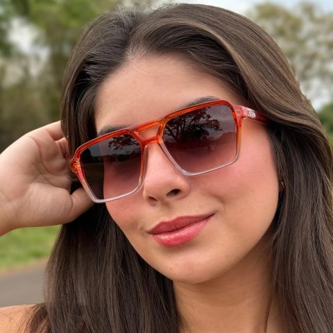 Óculos de Sol Capri Laranja - comprar online