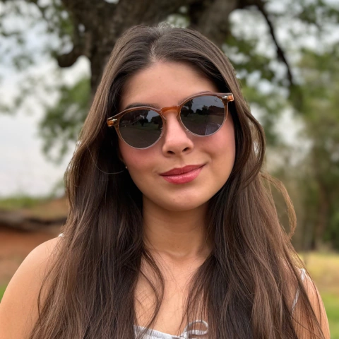 Óculos de Sol Golden Laranja & Roxo - comprar online