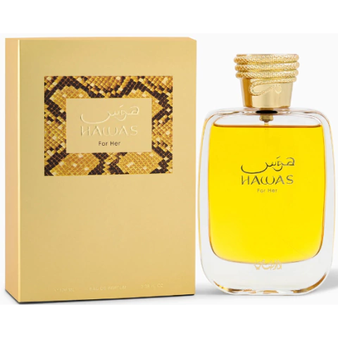 Perfume Árabe Hawas For Her Rasasi Eau de Parfum DECANT - comprar online