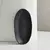 Fuente/Bandeja Ovalada Orgánica Plain Negra 32cm - Concept Home