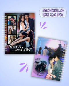 Caderno Personalizado - SPEED AND LOVE