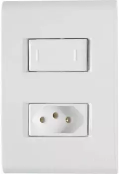 Módulo Interruptor Simples ou Paralelo 10A 250V Branco Linha Liz - Tramontina na internet