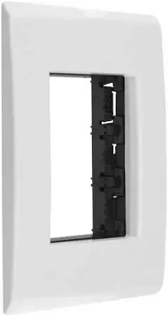 Placa 3 Postos 4x2 Liz Branco Tramontina - Espelho para Tomadas e Interruptores - comprar online