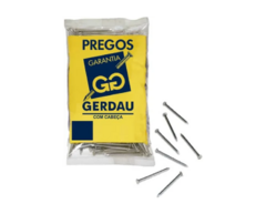 Prego com Cabeça Gerdau 18x27 - Pacote de 1 kg