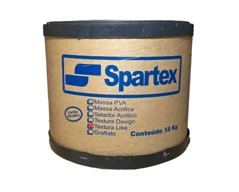 Textura Lisa Branca 25kg – Spartex | Acabamento Profissional para Paredes Internas e Externas