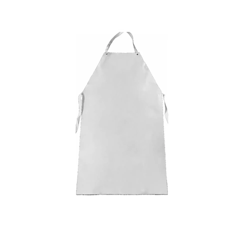 Delantal de Trabajo Blanco PVC Proteccion