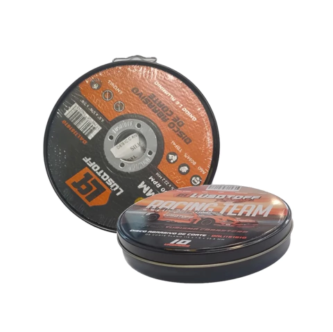 Disco Corte Abrasivo Para Metal 115 x 1.6mm Lata x 10u Lusqtoff DAL1151610