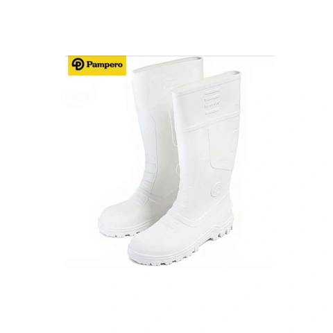 Bota Blanca con Puntera Acero Pampero Industrial Job Master II - Elegir Talle - Ideal Frigorificos / Alimenticia / Calzado Seguridad