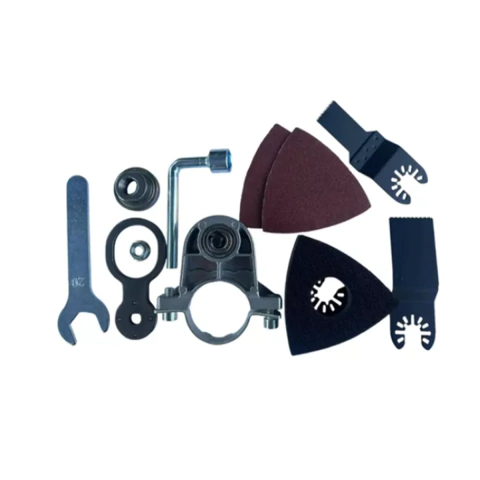 Kit Adaptador Amoladora Multi Corte + Lijas Ruhlmann RU25503 Multiherramienta Oscilante