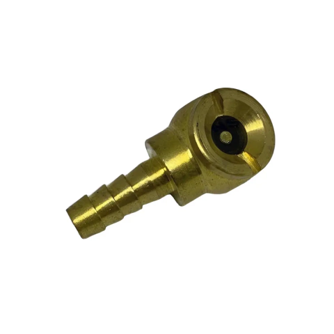 Pico Inflador Neumáticos Bolita 014-01 Con Racord para Manguera 6mm