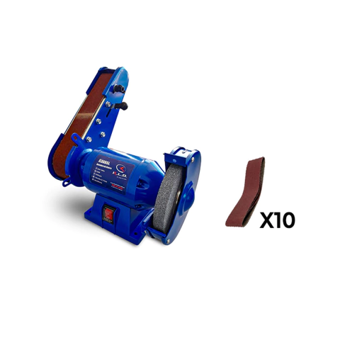 Amoladora de Banco con Lijadora KLD Combinada 240w + 10 Lijas KLDAB6LPRO