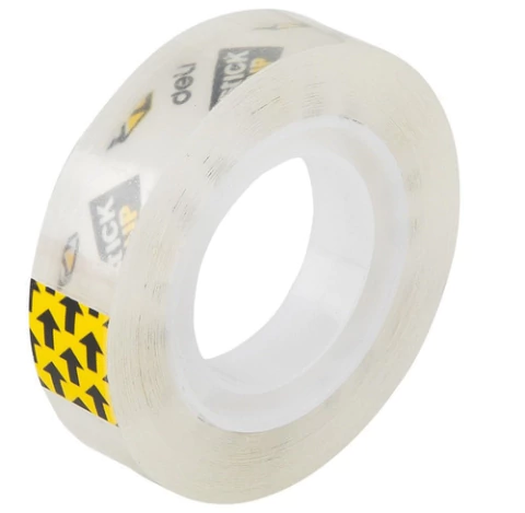 Cinta De Embalar Cristal 48 Mm X 91 Mts Tubo X 6 Deli