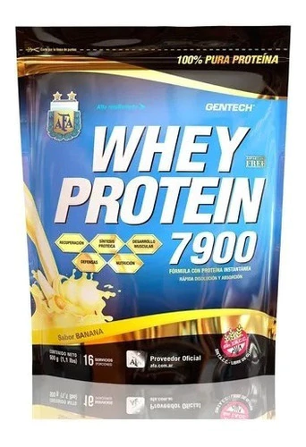 Whey Proteina 7900 Afa 1 Kg Gentech Proteína Sin Tacc