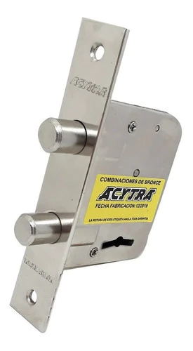 Cerrojo De Seguridad 2 Pernos Acytra 501 Original Cerradura