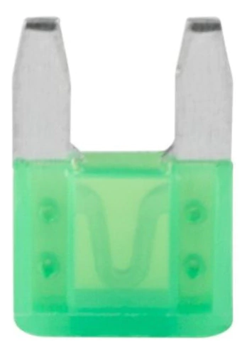 Fusible Mini Ficha Verde De 30a 9520830030x20