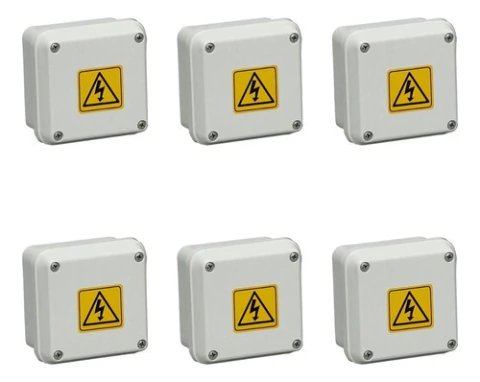 Caja Plastica De Paso Estanca 92x92x54 Pvc Roker X6