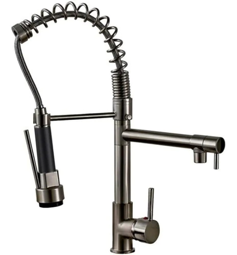 Grifería Monocomando Cocina Mesada Berlin Peltre Mozart