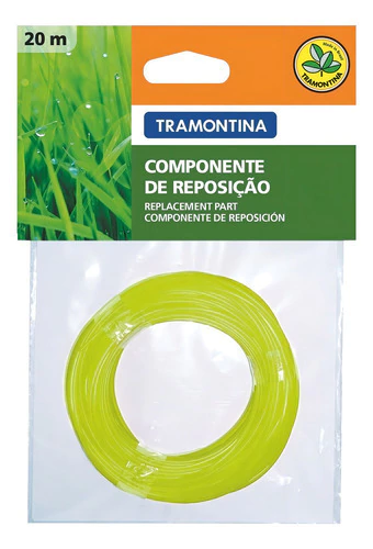 Hilo De Nylon De 1.8 Mm Y 20 Metros Para Desbrozadora Tramontina
