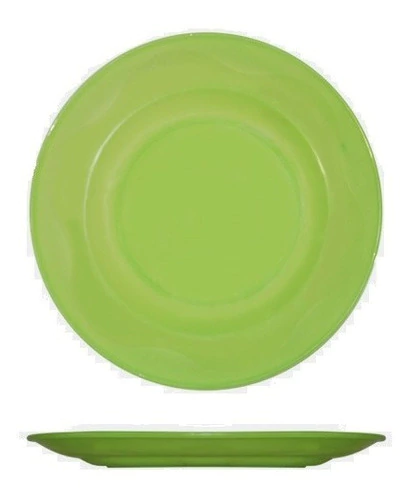 Plato Plástico Postre Playo 22 Cms Colombraro