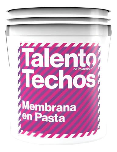 Talento Techos Memb. En Pasta X 10lts Polacrin Color