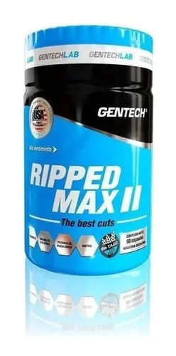 Gentech Ripped Max Ii New 60 Cap Quemador Grasa Suplemento