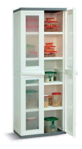 Armario Organizador 4 Estantes Puerta Transp Colombraro 9322