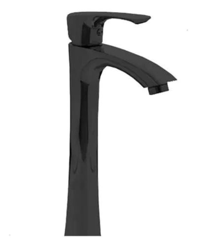 Grifería Monocomando Lavatorio Alta Oslo Negro Mozart 7197