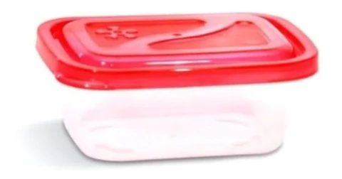 Hermético Taper Contenedor Rect. Flor Pequeño Colombraro