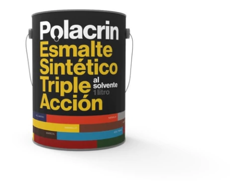 Esmalte Sintetico Triple Accion X 1 Lt Polacrin Rendimiento