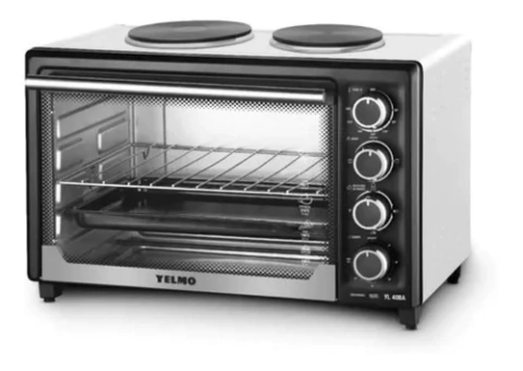 Horno Eléctrico De Mesa Con Anafe Yelmo Yl-40ba 40 Ltrs