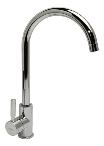 Griferia Monocomando Cocina Mesada Praga Cromada Mozart