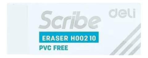 Goma De Borrar Blanca Scribe 54x20x10mm Deli