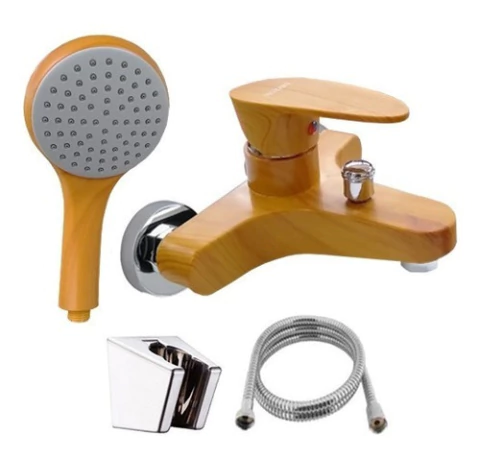 Ducha Monocomando Abs Color Madera Mozart