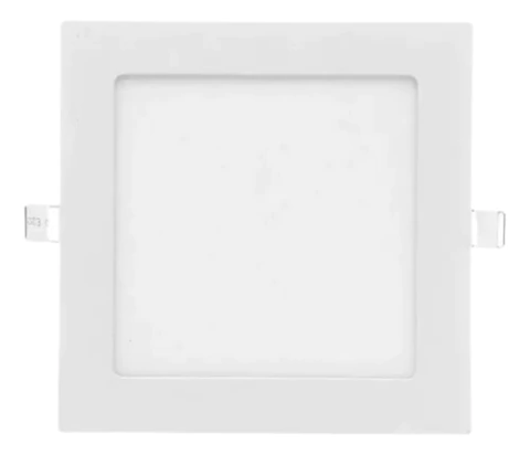 Panel Plafon Led Sica Techo 12w Cuadrado Embutir