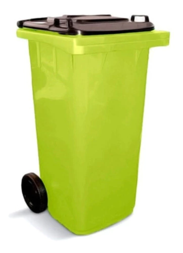 Tacho Cesto Residuos Reciclable 120 Lts Ruedas Colombraro