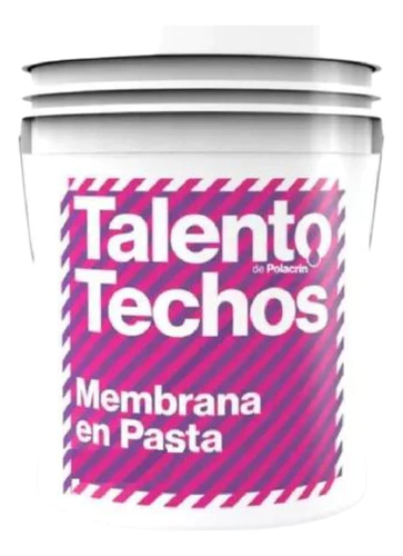Polacrin Talento Techos Membrana En Pasta Colores X 10kg