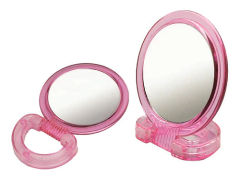 Espejo 2 Caras De Cartera Rosa Jovifel Art. 4345