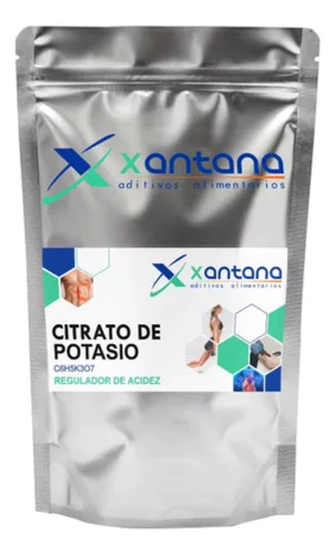 Citrato De Potasio Puro Xantana En Polvo Suplemento 500 Gr