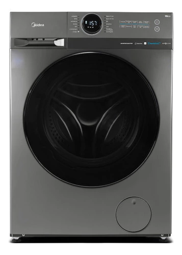 Lavarropas Midea Inverter Smart 8kg Mf200w80wb/t-a1- Titanio Color Gris Oscuro