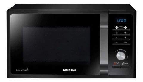 Microondas Grill Samsung Interior Cerámico Mg23f3k3tak 23lts