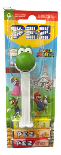 Pastillero Super Mario Caramelos Sabor Frutal X1 Unidad