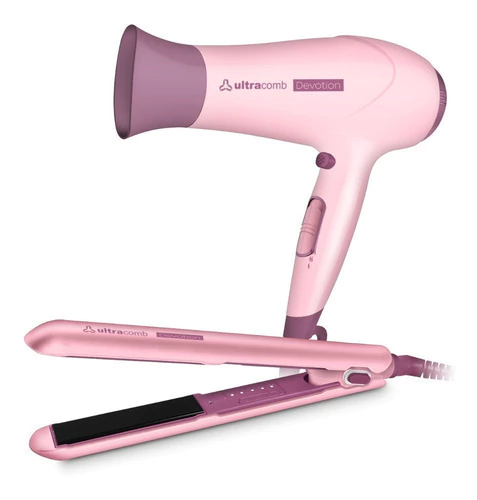 Combo Secador De Pelo + Planchita De Pelo Ultracomb 2200w