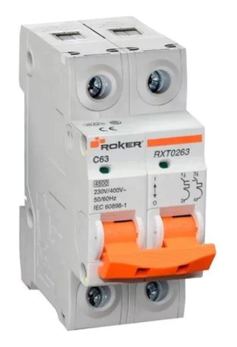 Llave Termica Bipolar Termomagnetica 40a Roker 4.5ka